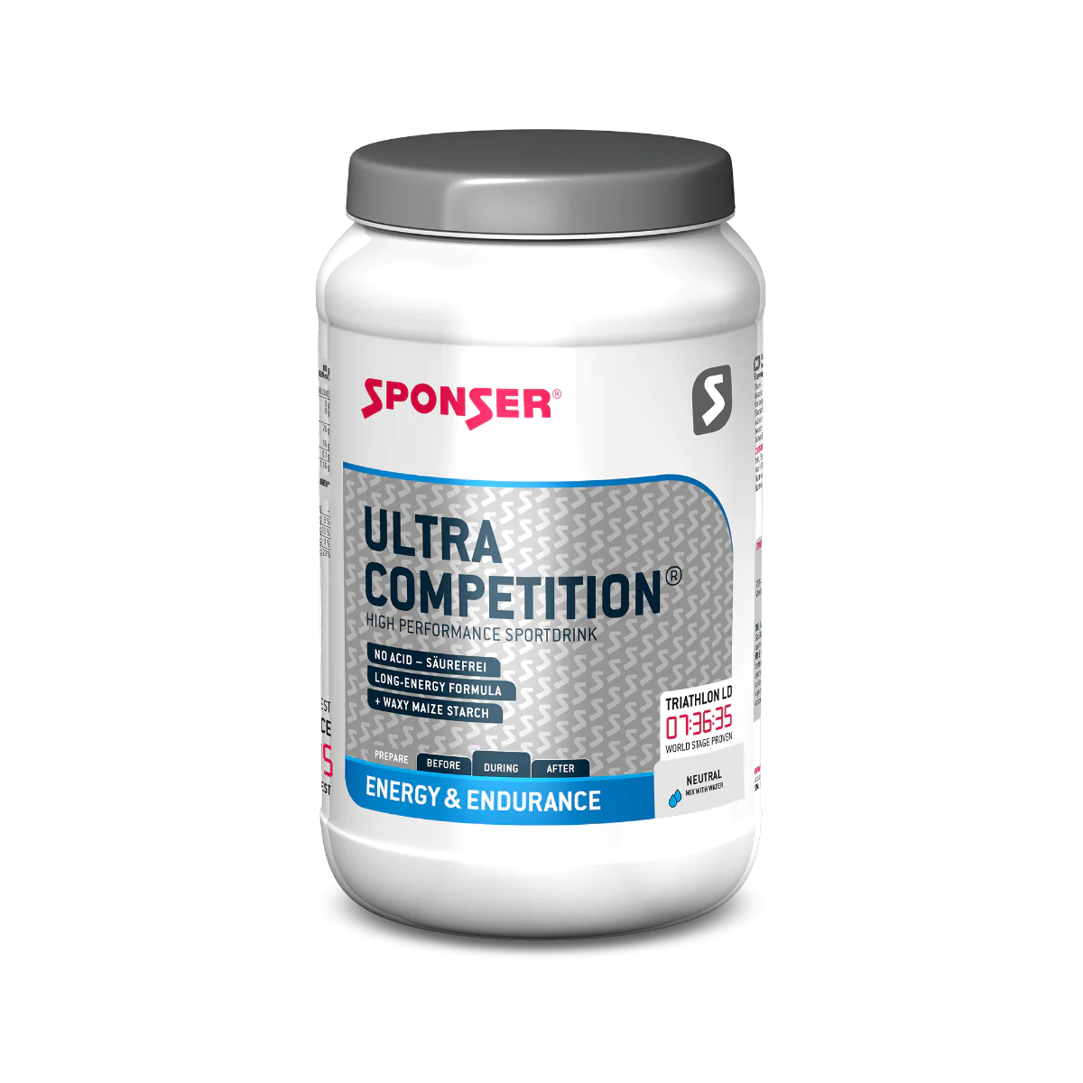 SPONSER ULTRA COMPETITION NEUTRAL SPORTDRINK 1KG TUB