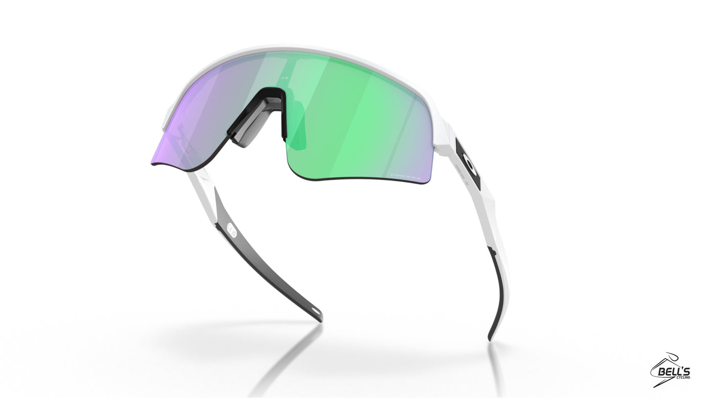 Oakley Sutro Lite Sweep Prizm Road Jade Lenses/  Matte White Frame