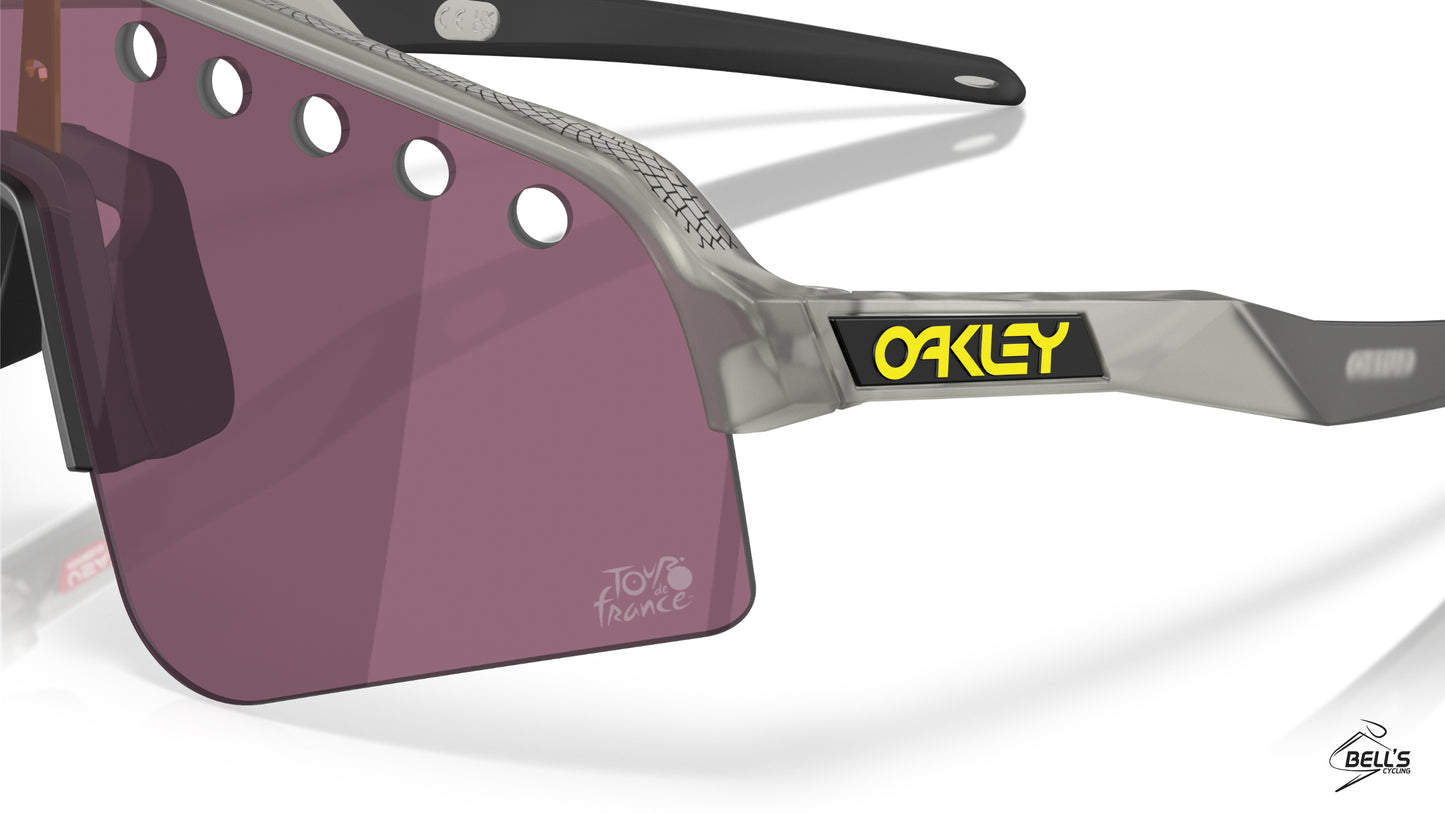 Oakley Sutro Lite Sweep Prizm Road Black Lense / Tour De France Matte Grey Ink Frame