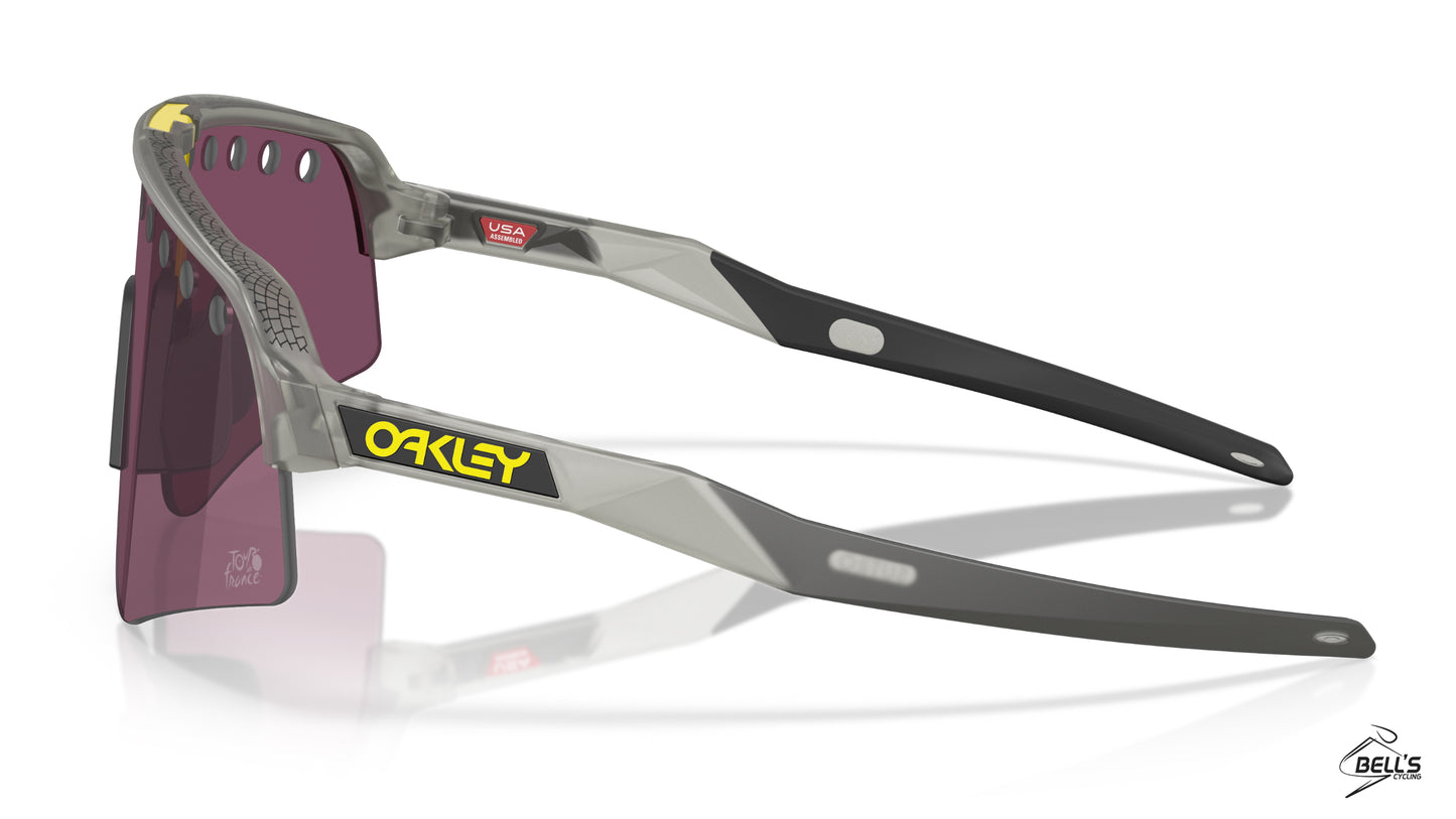 Oakley Sutro Lite Sweep Prizm Road Black Lense / Tour De France Matte Grey Ink Frame