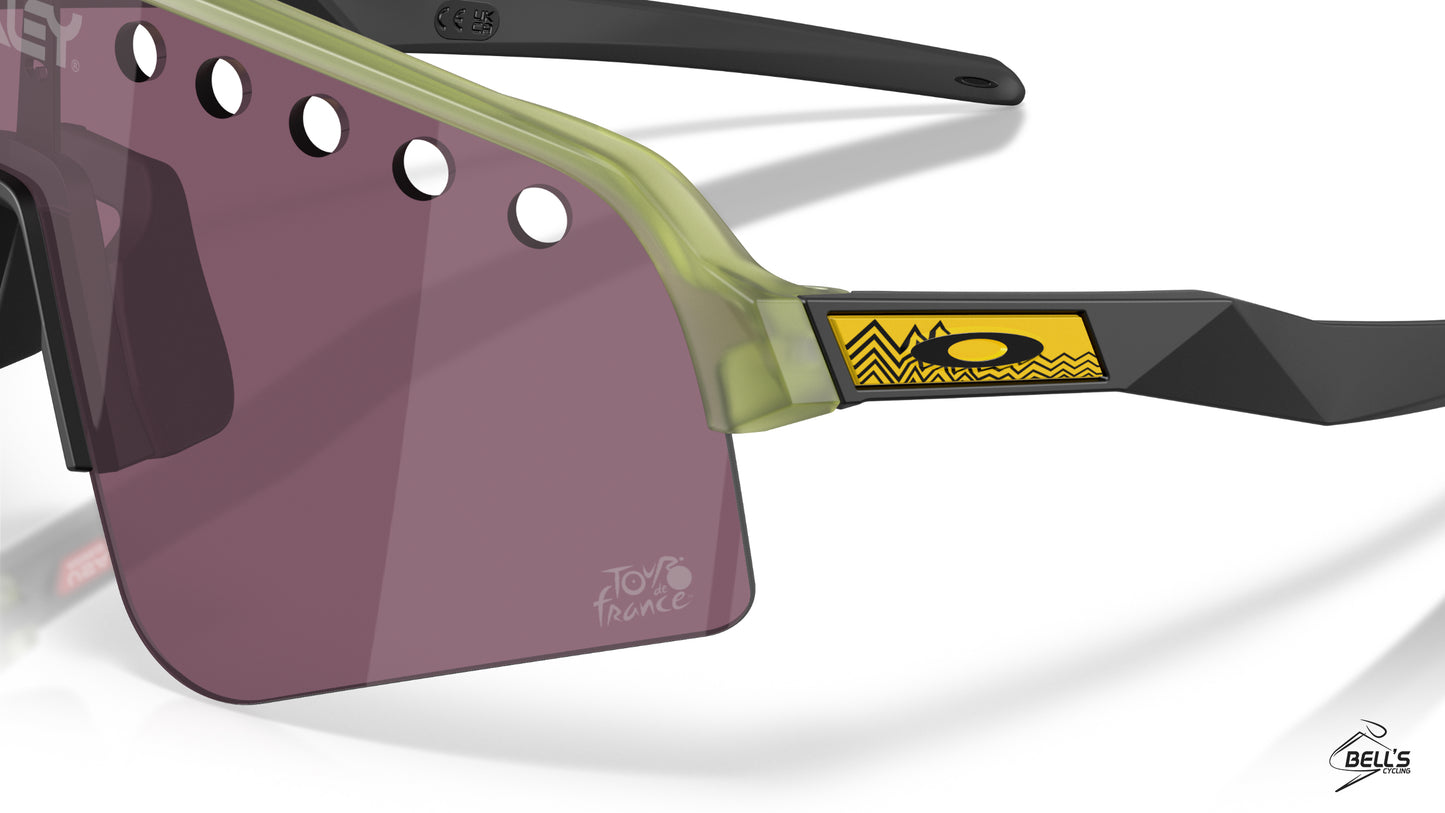 Oakley Sutro Lite Sweep Prizm Road Black Lenses / Transparent Fern Frame