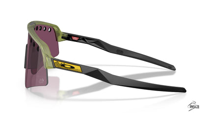 Oakley Sutro Lite Sweep Prizm Black Lenses /Tour De France Transparent Fern Frame