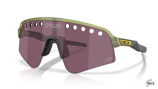 Oakley Sutro Lite Sweep Prizm Black Lenses /Tour De France Transparent Fern Frame