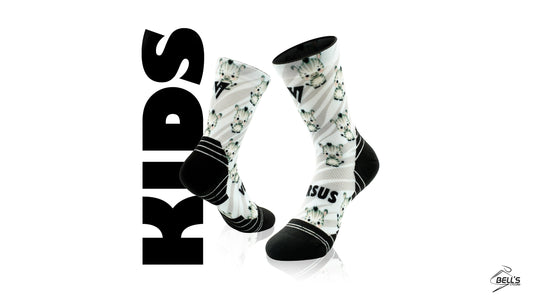 Cute Zebra Kids Active Crew Socks
