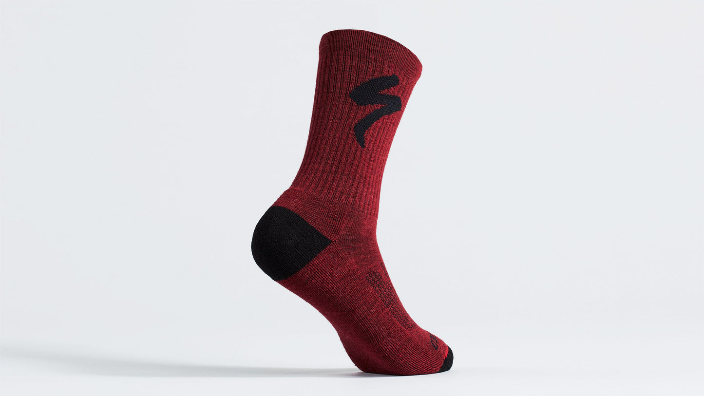 Merino Midweight Tall Logo Socks