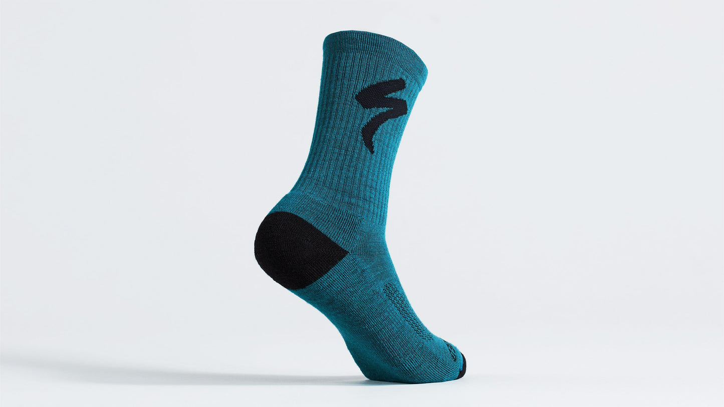 Merino Midweight Tall Logo Socks