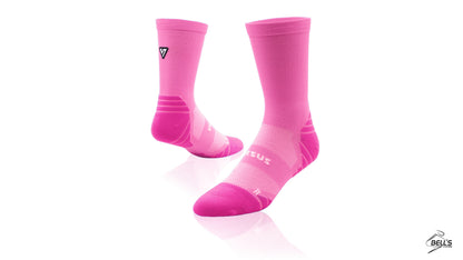 Classic Pink Active Crew Tab Socks