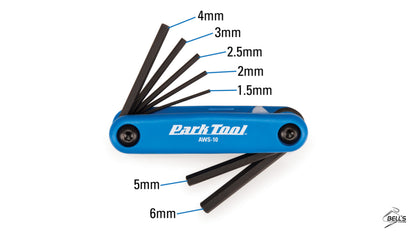 Park Tool Aws-10 Hex Wrench Set 1.5-6Mm