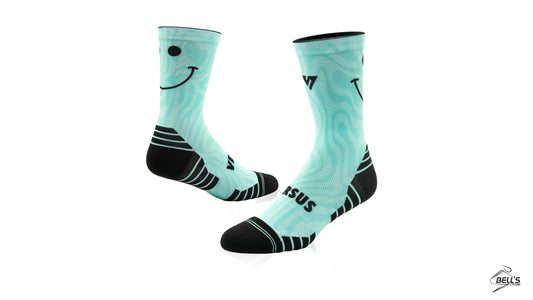 Bubblegum Smile Active Crew Socks