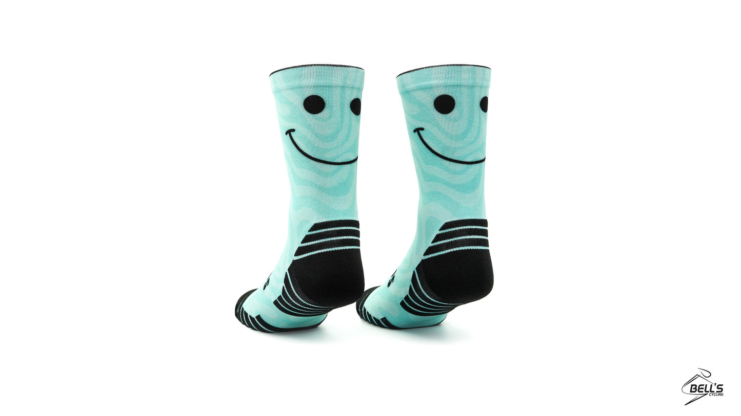 Bubblegum Smile Active Crew Socks