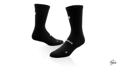 Classic Black Active Crew Tab Socks