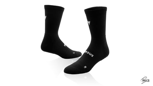 Classic Black Active Crew Tab Socks