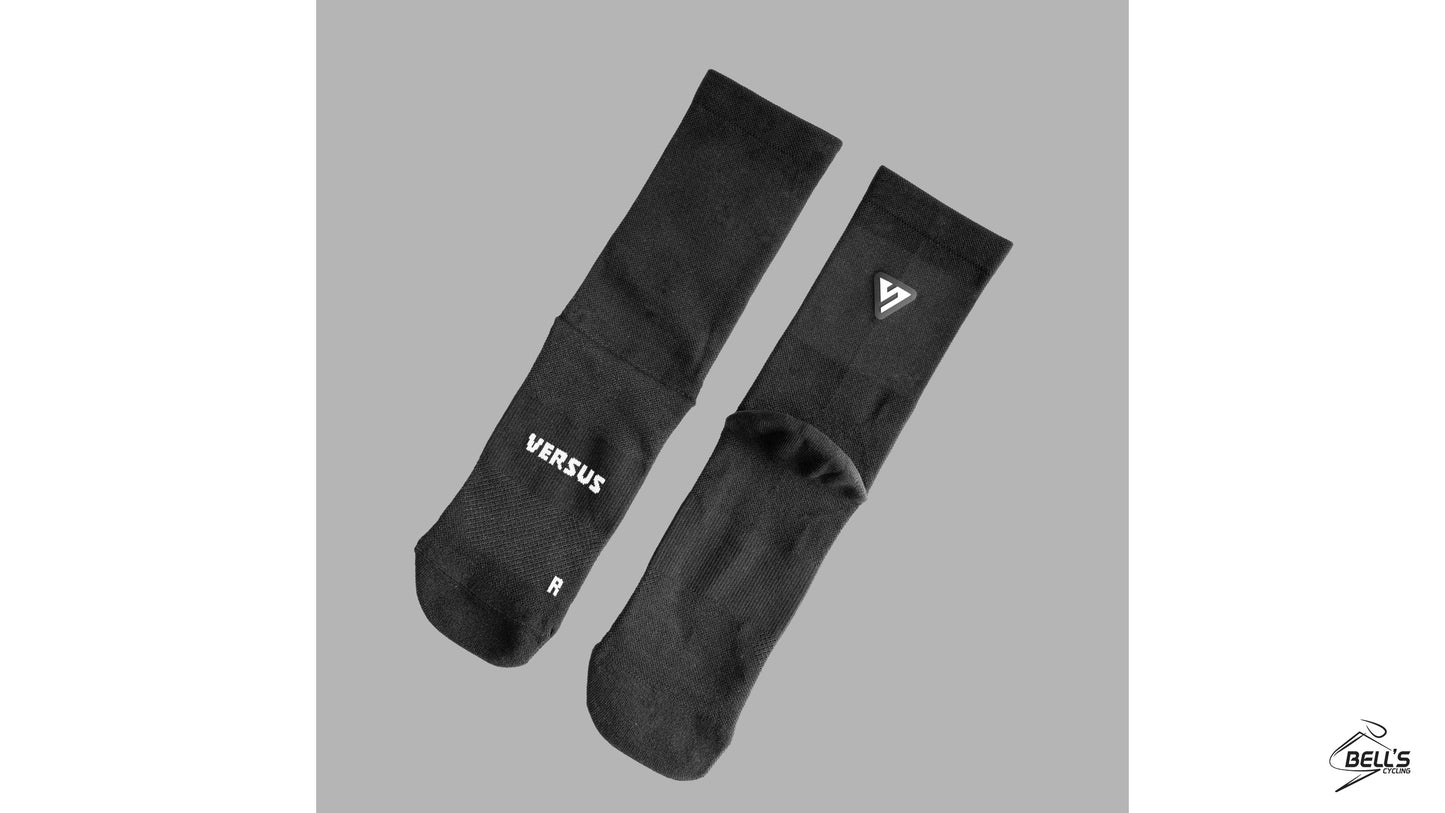 Classic Black Active Crew Tab Socks