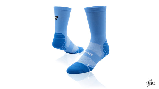 Classic Blue Active Crew Tab Socks