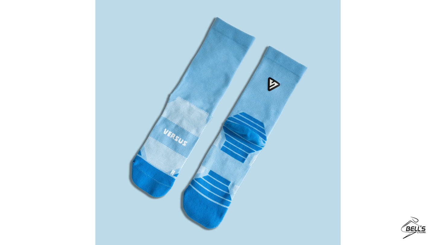 Classic Blue Active Crew Tab Socks