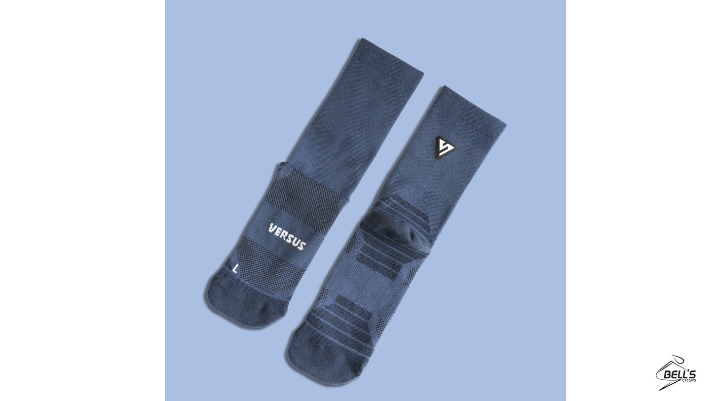 Classic Navy Active Crew Tab Socks