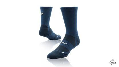 Classic Navy Active Crew Tab Socks