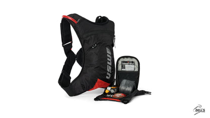 USWE MTB HYDRO 3L Hydration Pack Black/Red