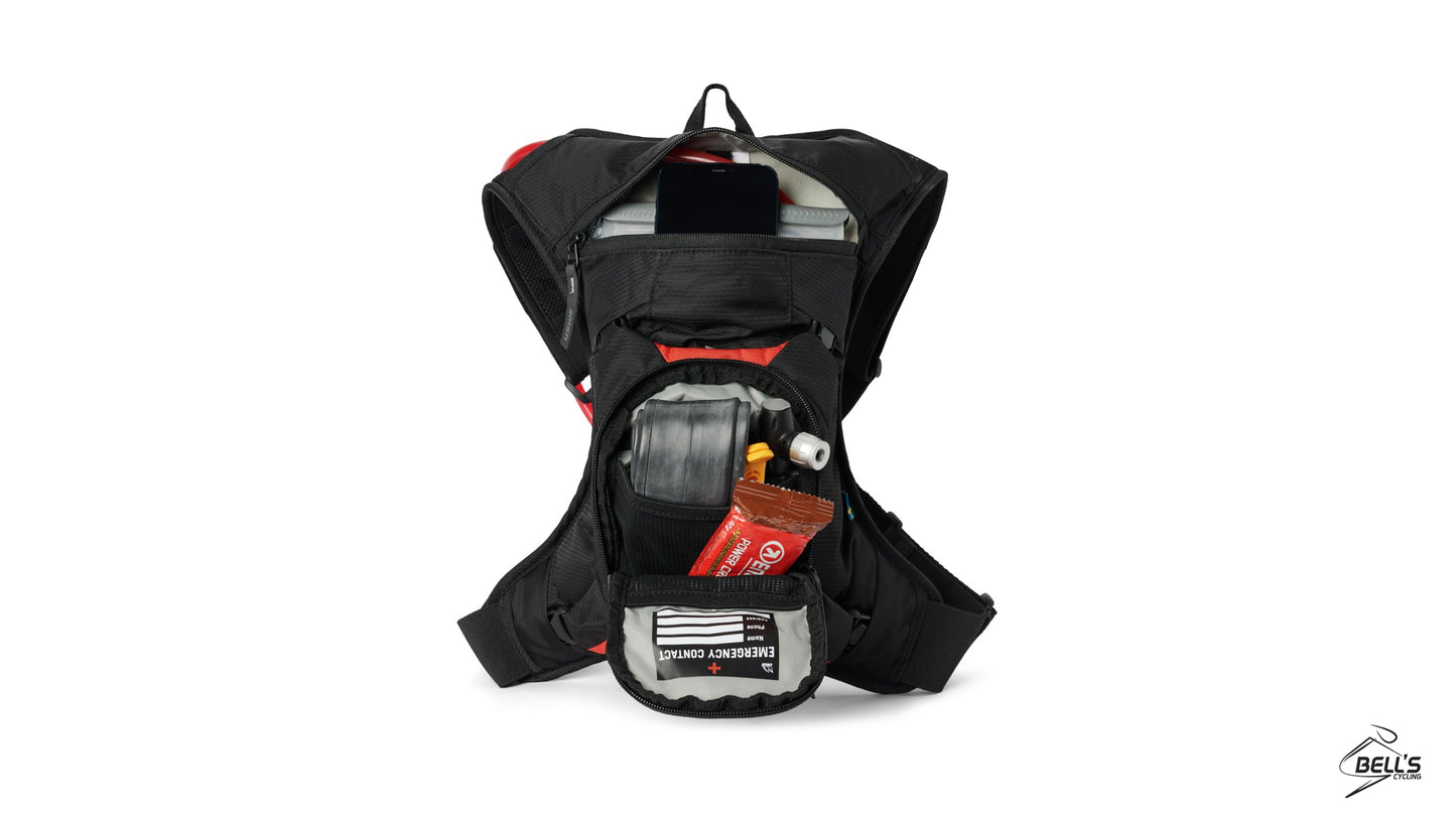 USWE MTB HYDRO 3L Hydration Pack Black/Red