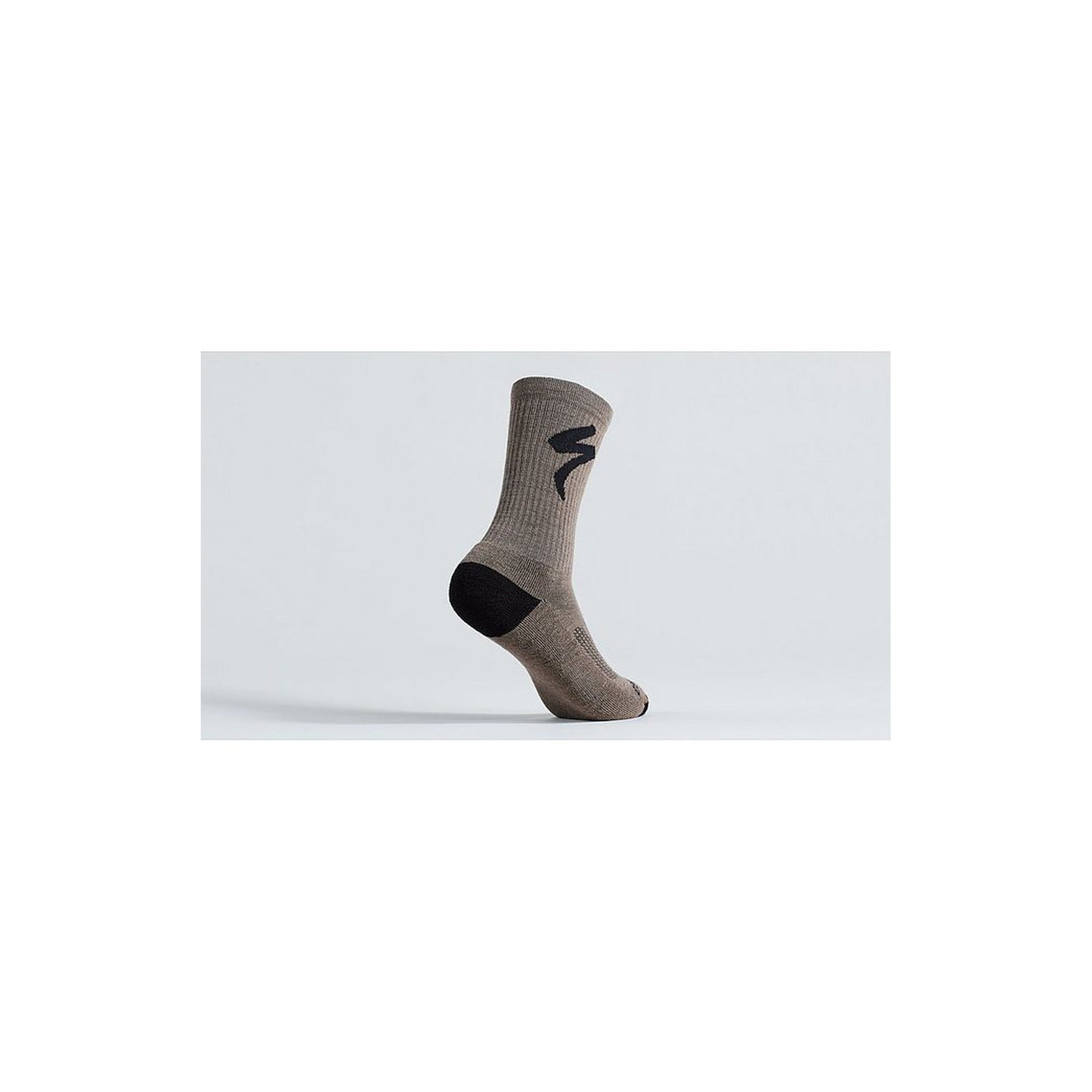 Merino Midweight Tall Logo Socks-Bells-Cycling-Specialized
