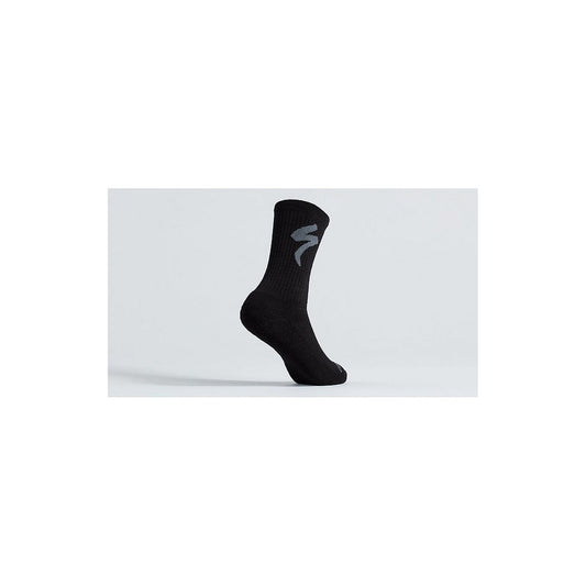 Merino Midweight Tall Logo Socks-Bells-Cycling-Specialized