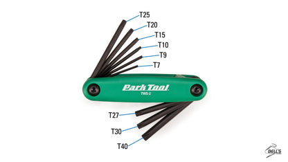 Park Tool Fold-Up Torx®-Compatible Wrench Set