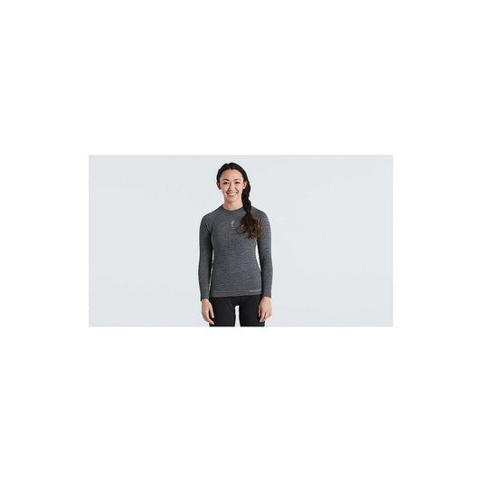 Women's Merino Seamless Long Sleeve Base Layer-Bells-Cycling-Specialized