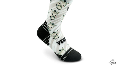 Cute Zebra Kids Active Crew Socks